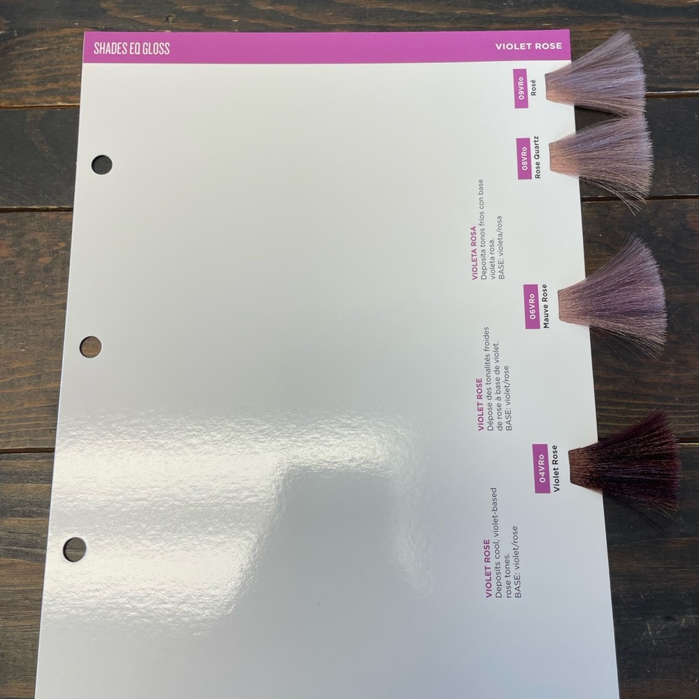 Redken shades swatch
